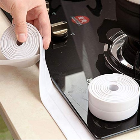 Kitchen and Bathroom Wall Sealing PVC Material Tape Kitchen Waterproof and Oil Repellent Tape