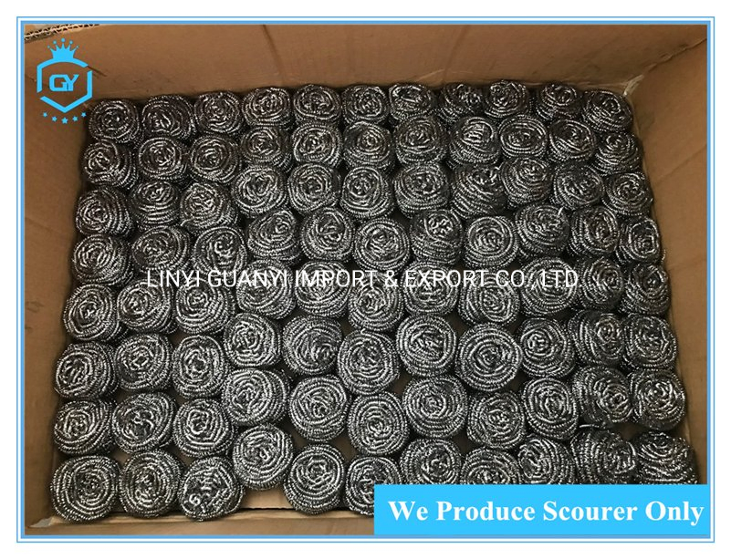 Stainless Steel 410 Wire Metal Pot Scourer Spiral Scrubber