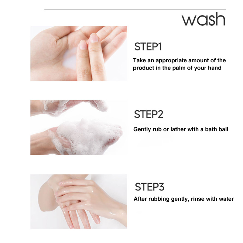 Wholesale Private Label Perfume Smell Anti-Wrinkles Skin Whitening Shower Gel Rose Bubble Bath Body Wash