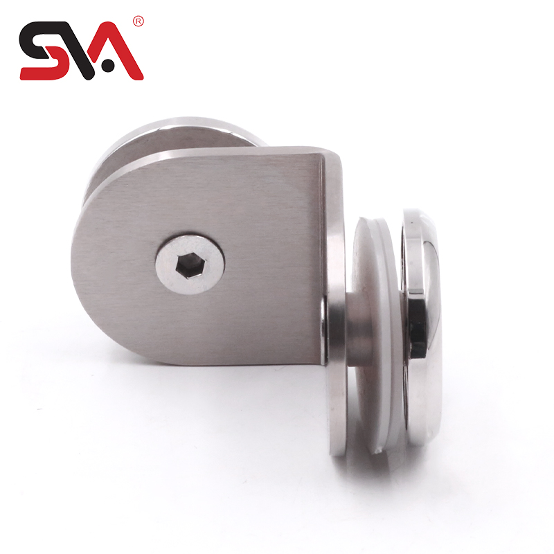 Square Corner Clip Stainless Steel Glass Clamp