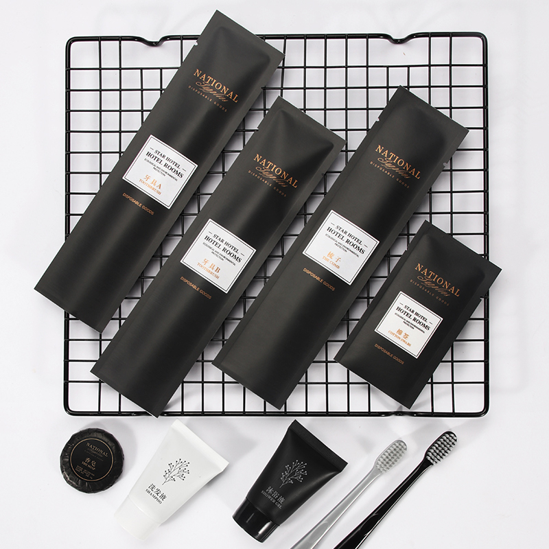 High-Grade Hotel Product 9 PCS Customized Logo Hair Shower Gel Set