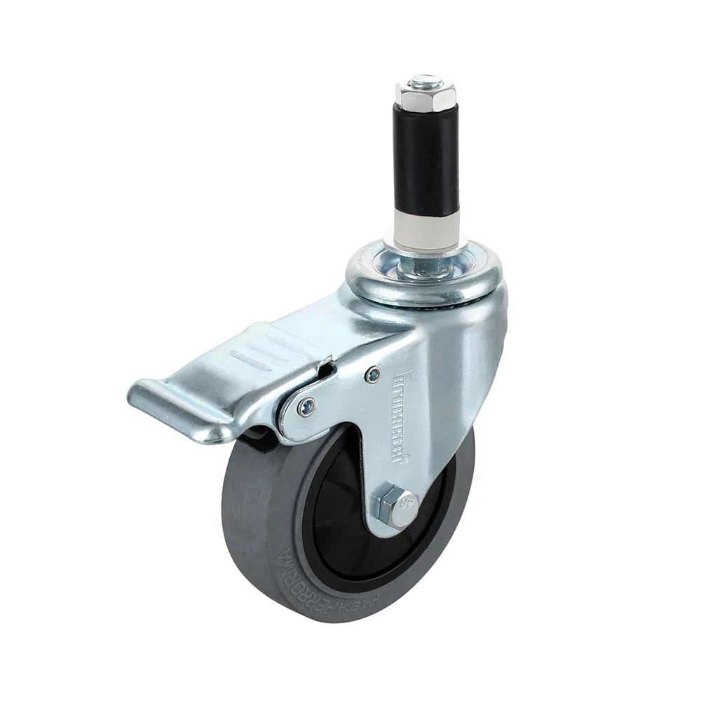 Rubber Wheel Thread Stem Top Industrial Caster (C-4)
