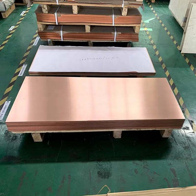 Cathode Copper Sheet High Purity 99.97% 4FT X 8 FT C10100 C10200 C10300 Copper Plate