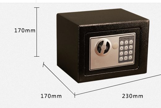 Premium Digital Steel Safe Box with Electronic Lock for Home and Hotel