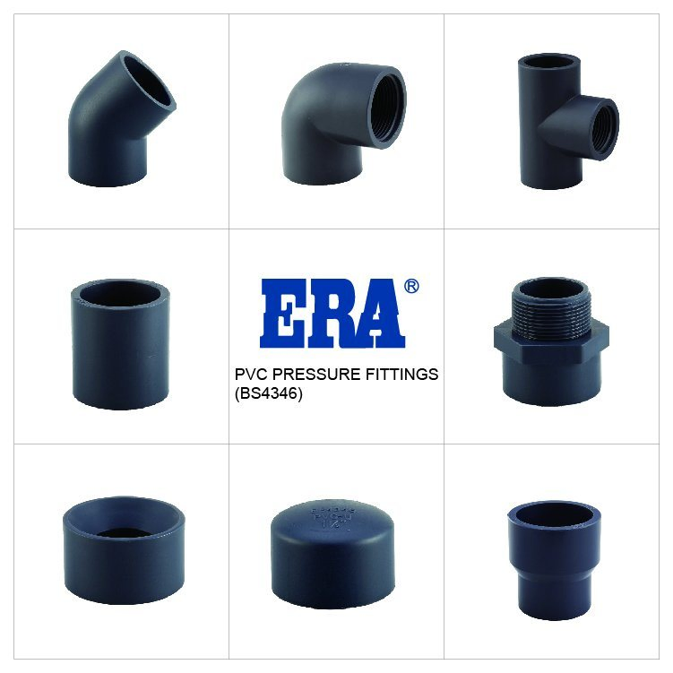 Era Kitemark Certificated Hotsale Quality UPVC BS4346 Pipe Fitting Male Adaptor