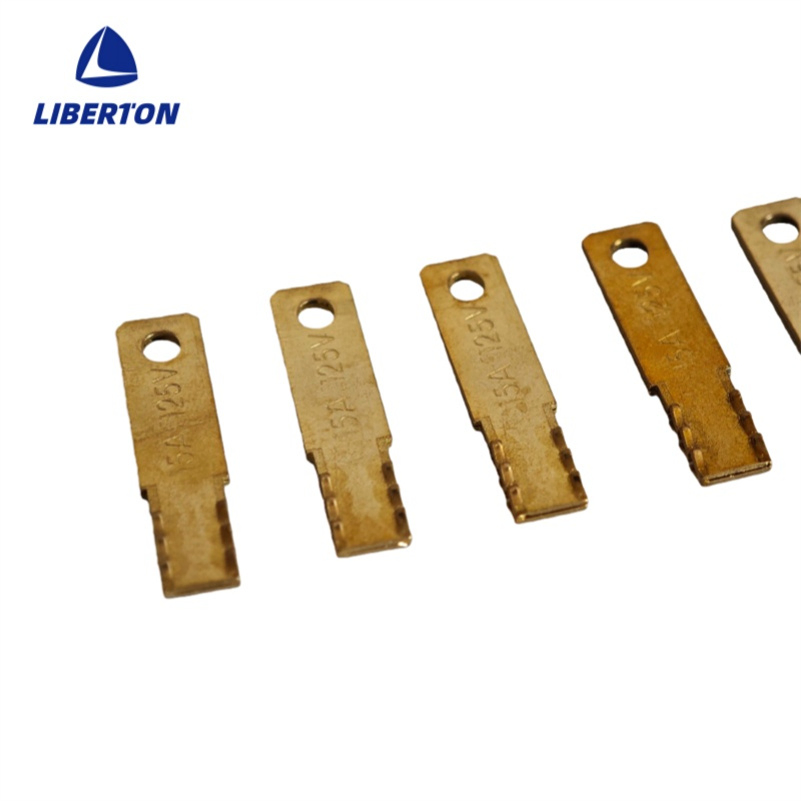 Open Ring Type Cable Wire Connector Non-Insulated Bare Copper Lugs Crimp Terminals