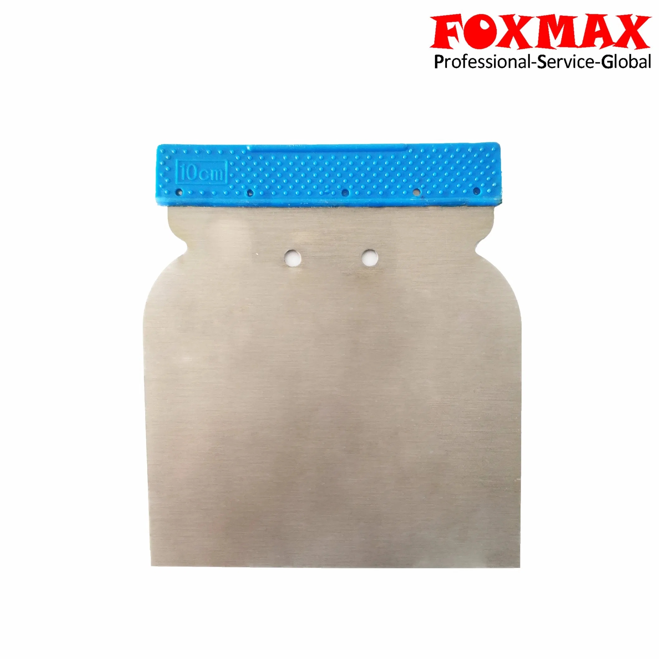 Plastic Handle 4PCS Carbon Steel Normal Polished Blade Putty Knife Set (FM-SC15)