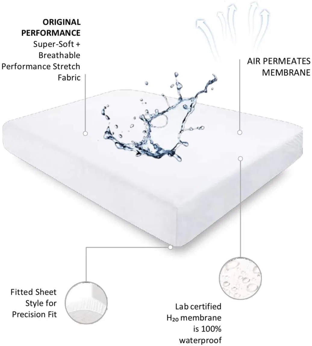 Quilted Microfiber and Hypoallergenic Waterproof Mattress Protector