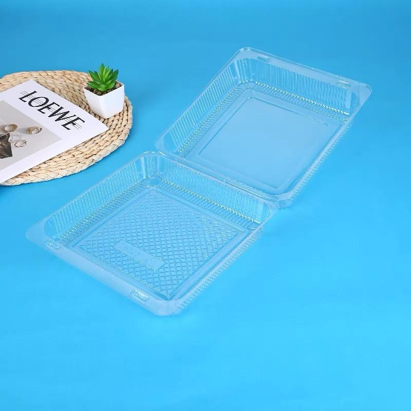 Cheesecake Mousse Container Food Grade Pet Clear Pastry Box Takeaway Packaging Case