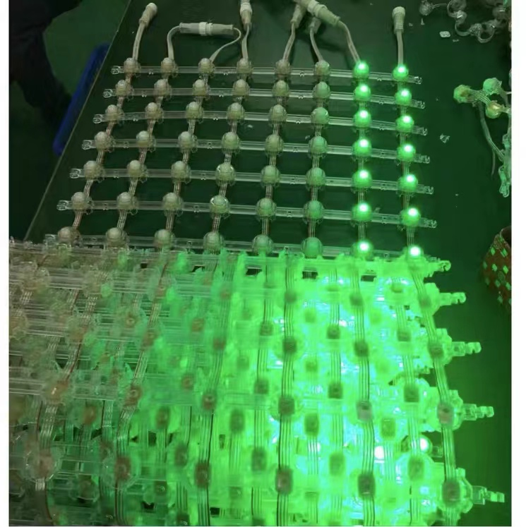 Outdoor Waterproof LED Full Color Flexible LED Mesh Advertising Screen for Building