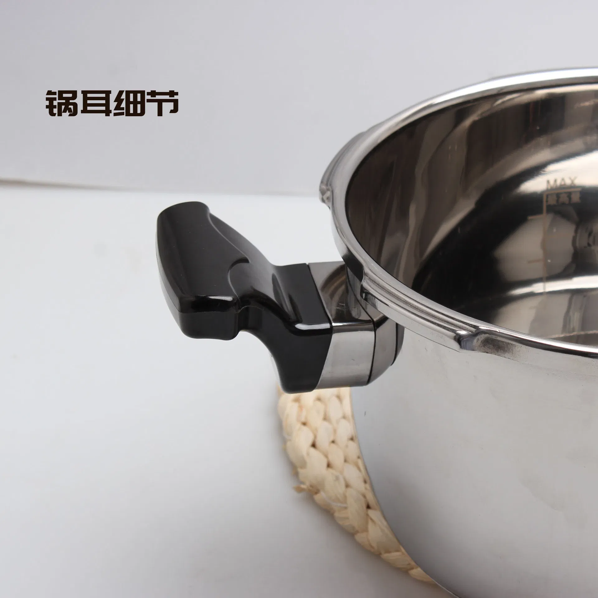 201 304 Stainless Steel Kitchenware Rice Cooking Pressure Cooker High Pressure Pot
