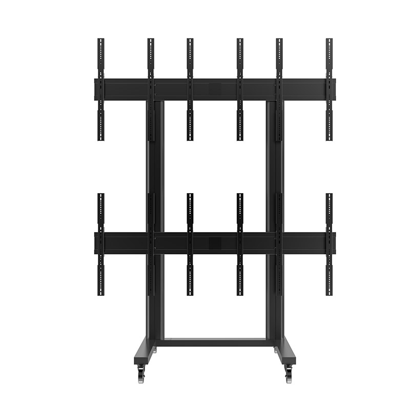 Напольная стойка для 6 LCD экранов 40-55 дюймов (2x3)