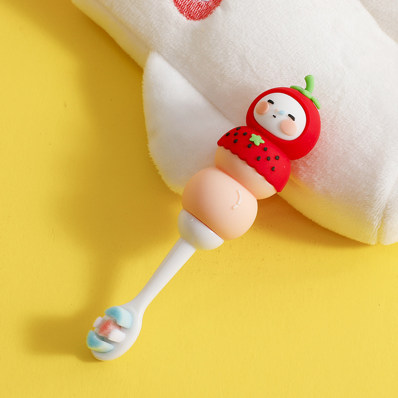 Toothbrush Baby 2-3-4-6 Years Old and Over Children Brush Their Teeth with Soft Bristles