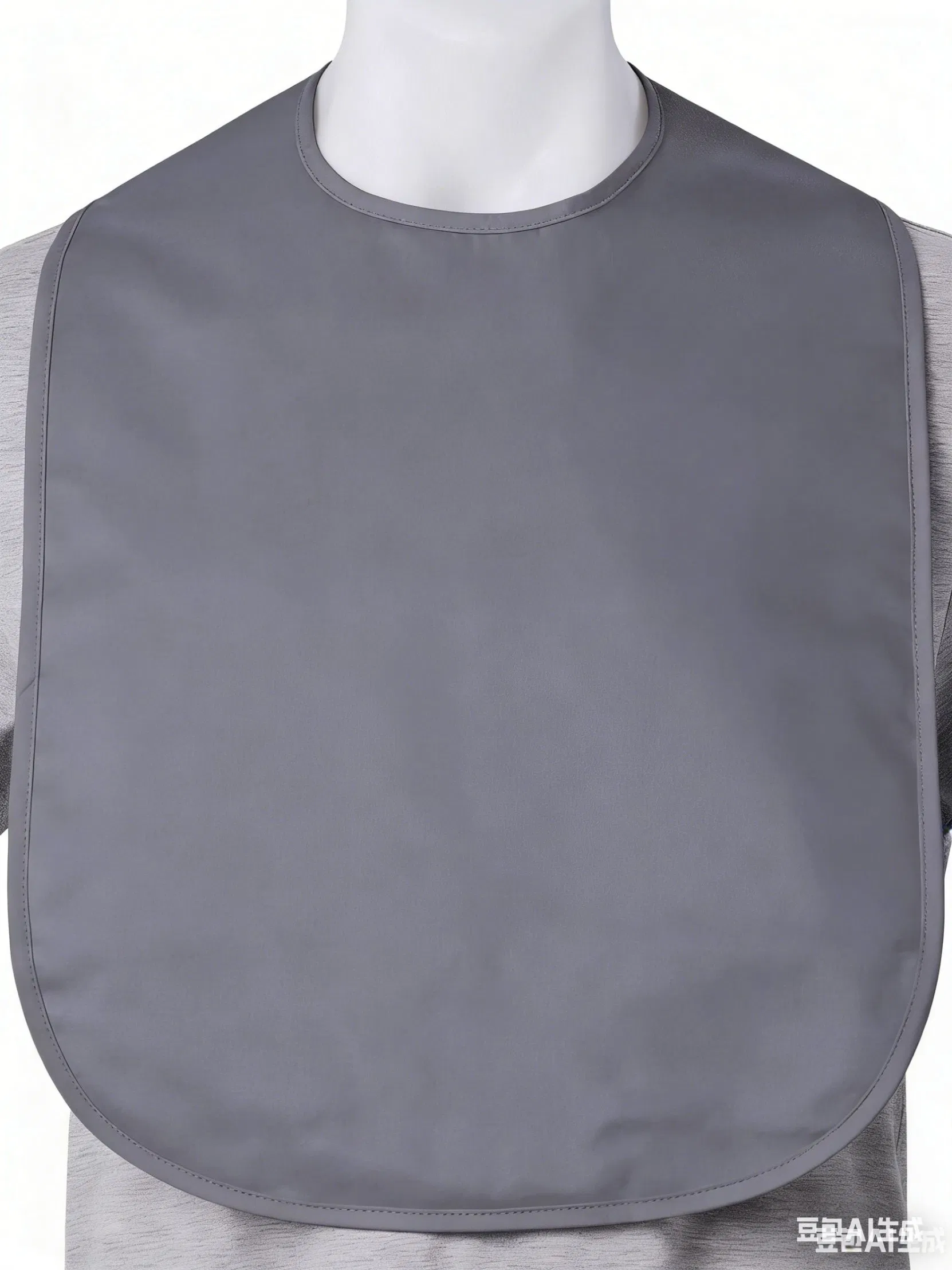 Elderly Friendly Plaid Design Reusable Daily Use Adult Apron Cotton Apron