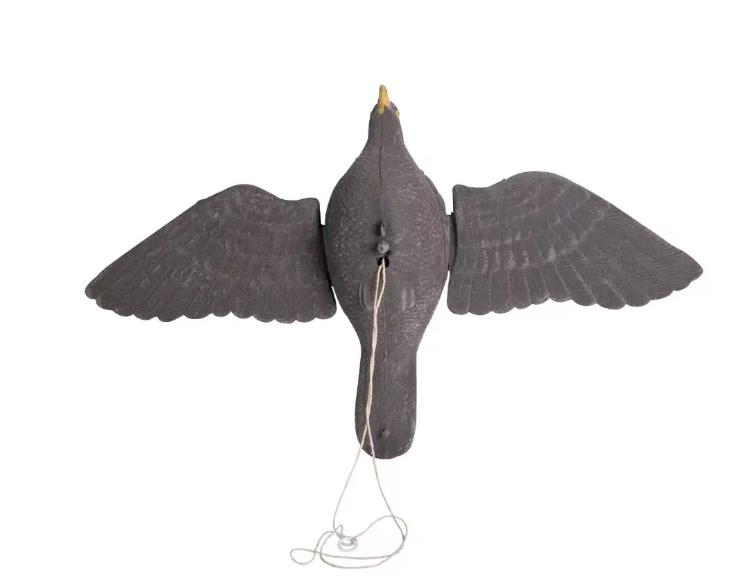 Simulation of Plastic Animals Flying Bird Hawk Pigeon Model Hunting Decoy Pest Control Garden Decorative Ornaments