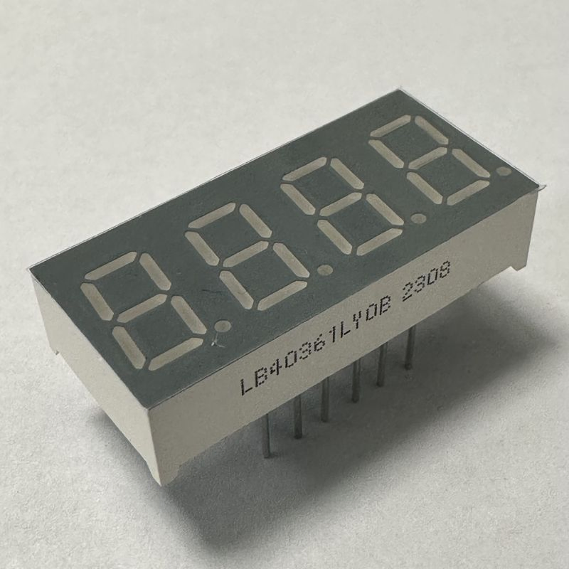 4 Digit 7 Segment LED Display Common Anode for Instrument Panel