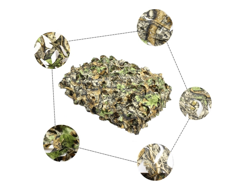 Outdoor Lightweight Camouflage Net for Sunshade and Noise Reduction