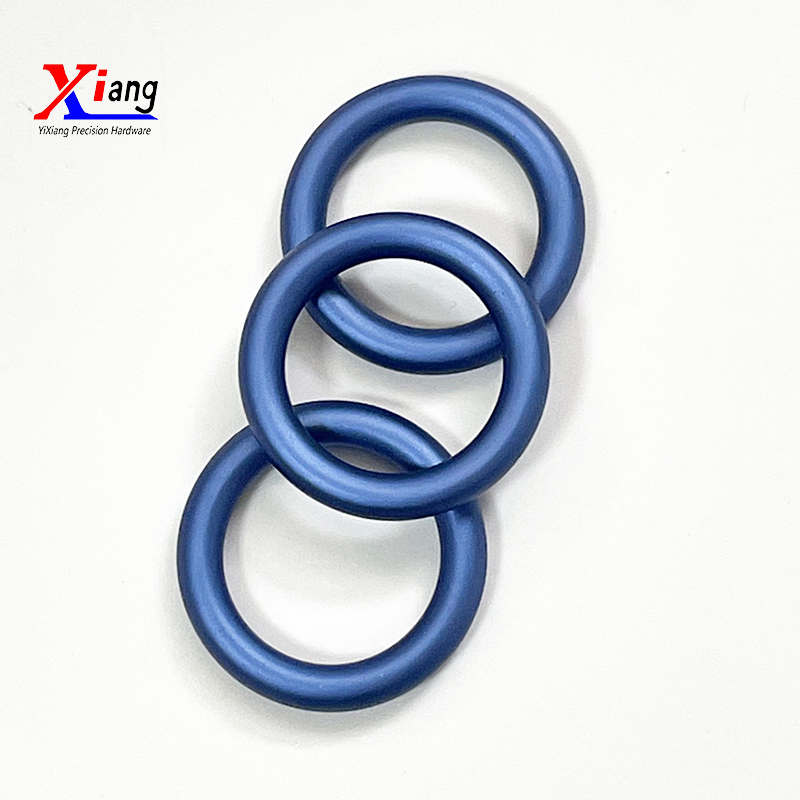 Customized Aluminum Ring Machining CNC Aluminum Machining with Surface Oxidation Color