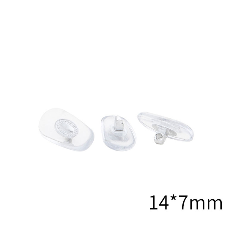 Multiple Sizes Clear Metal - Core PVC Nose Pads