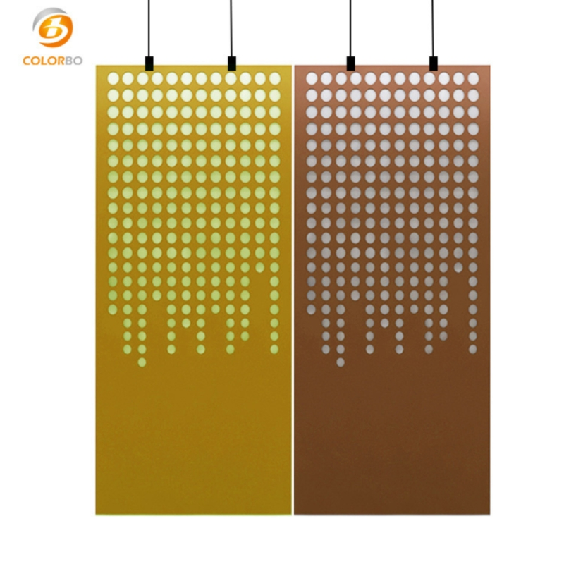 OEM B1 2400*600 mm Customized PET Panel Space Partition Office Furniture Screen