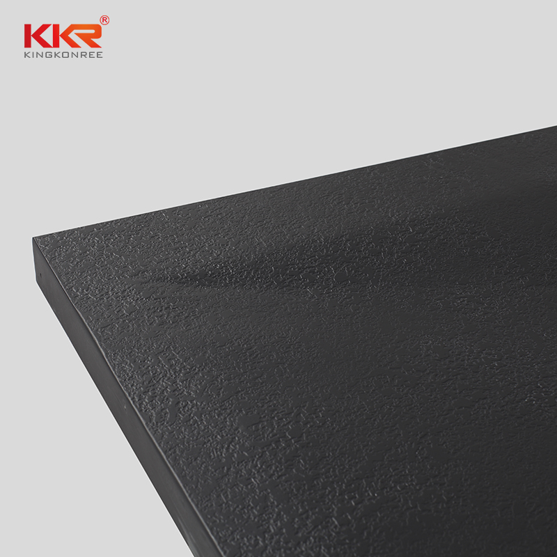 Black Shower Base Tray Acrylic Solid Surface Shower Tray OEM