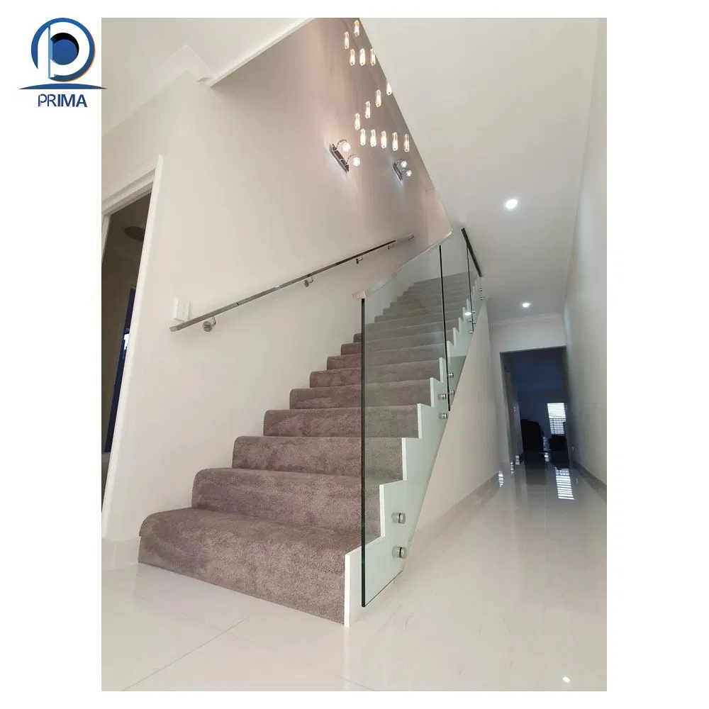 Australian Style Standoff Stair Glass Railing