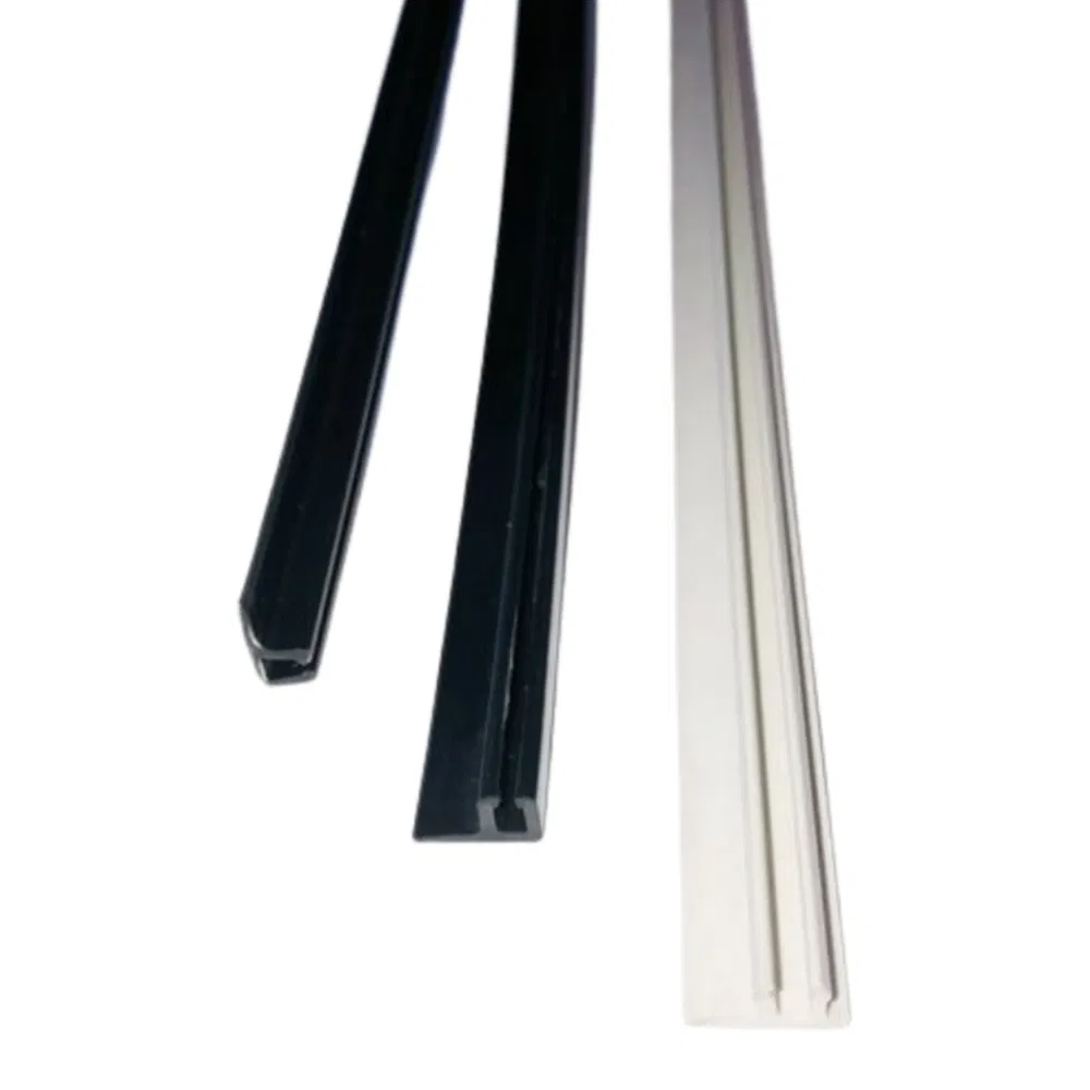 F-Shaped Plastic Extrusions Custom UPVC Window Trim with Enhanced UHMWPE Edge Protection