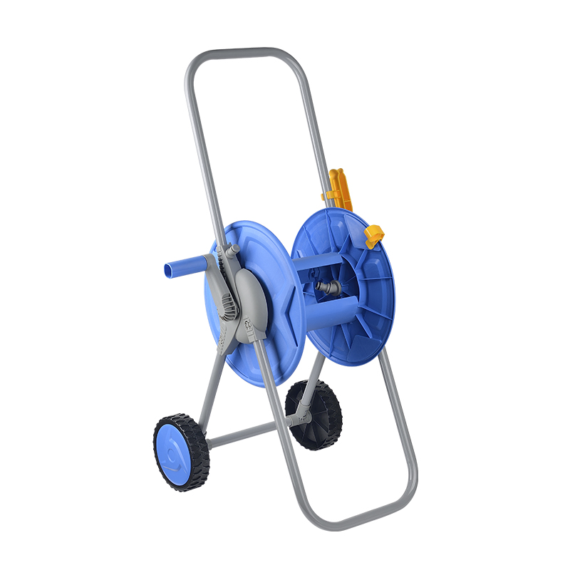 Gartenkraft Portable Empty 2 Wheel Water Hose Reel Cart for Lawn Garden