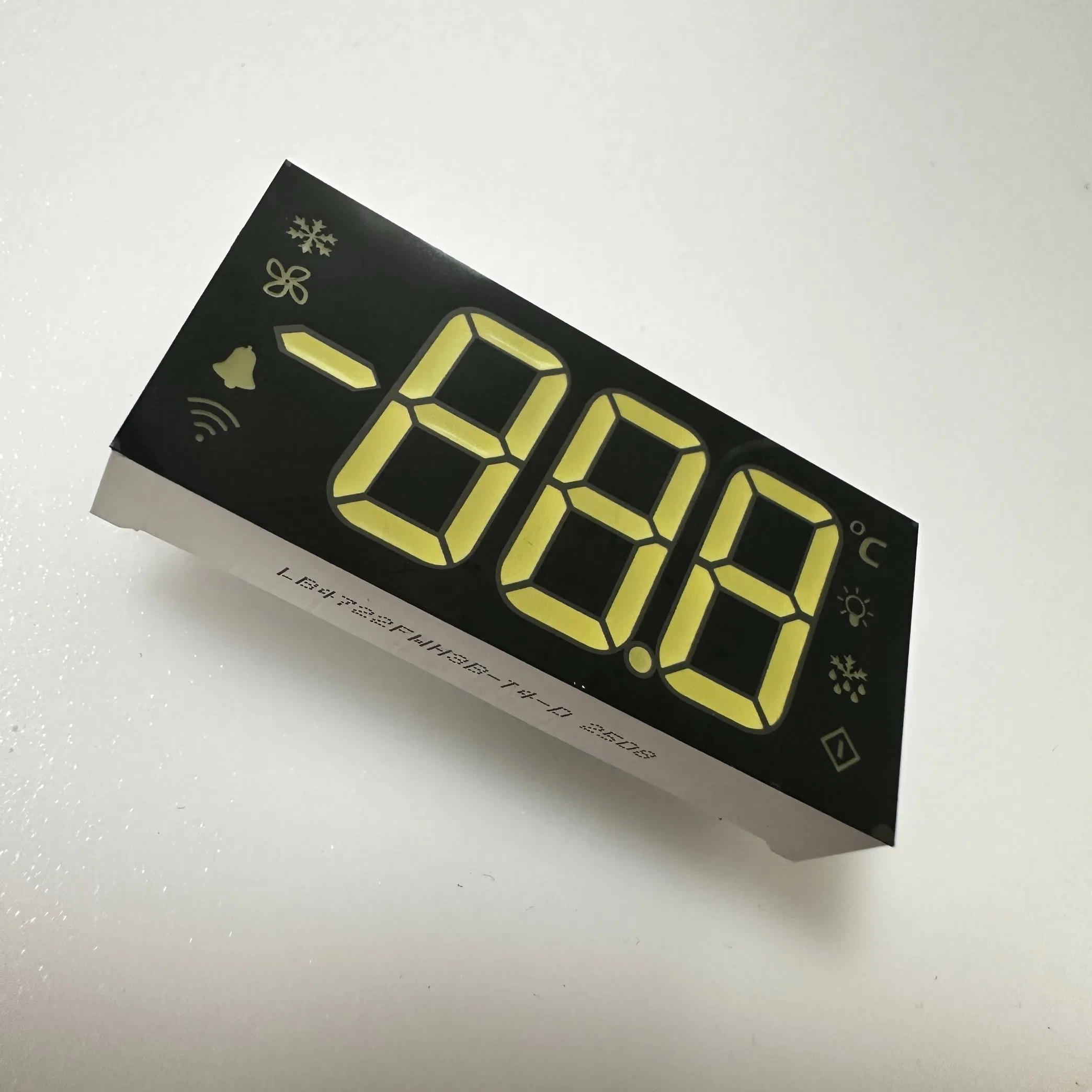 Ultra White LED Display 3 Digit 17mm 7 Segment Common Cathode for Refrigerator Indicator