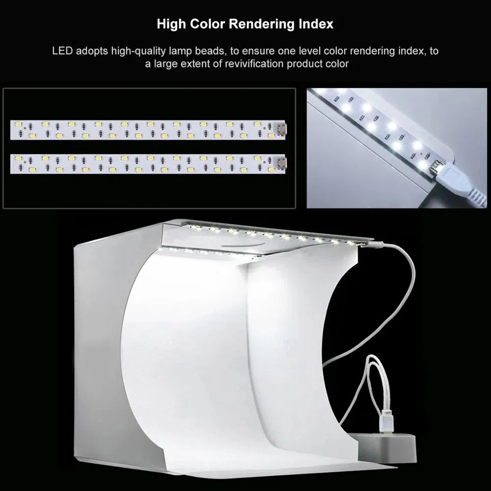 Складной лайтбокс Puluz Mini с 6 фонами и 2 LED