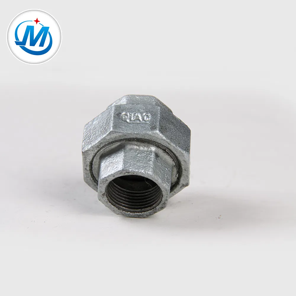 Electrical Galvanized Plumbing Fitting Water Connect Malleable Iron Conical Joint Union