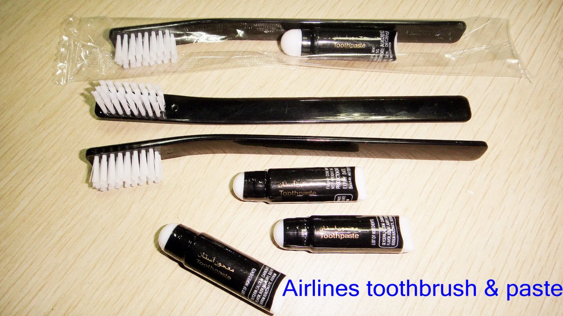 Airways Kit /Airline Amenities Set, Fly Plane Set Contain Toothbrush/Toothpaste