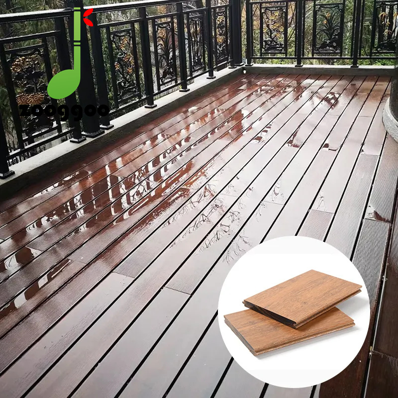 Bamboo Building Material Solid Bamboo Decking Outdoor Garden Decking
