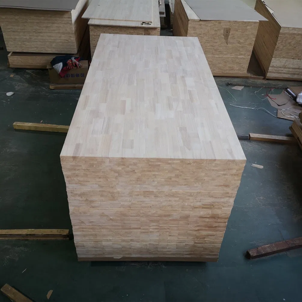 1220*2440mm Rubberwood Finger Joint Board Lumber for Korea Market