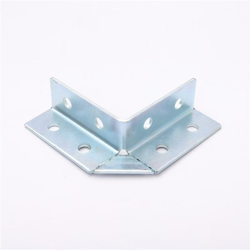 Eight-Hole Steel Connector Bracket for Sturdy Corner Protection Device