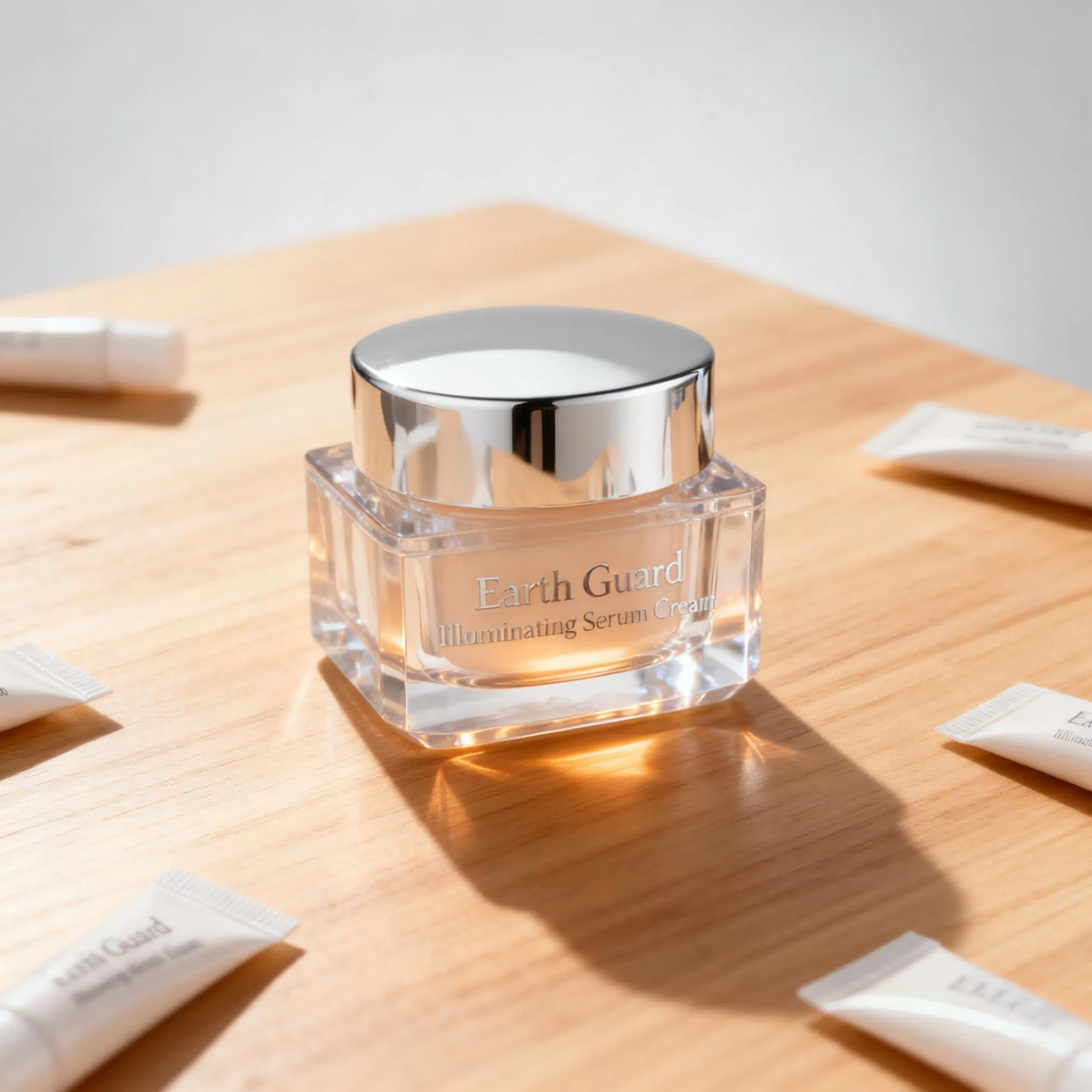 Plant-Based Pollution Shield and Calming Isolation Face Cream with Sodium Hyaluronate and Herbal Extracts