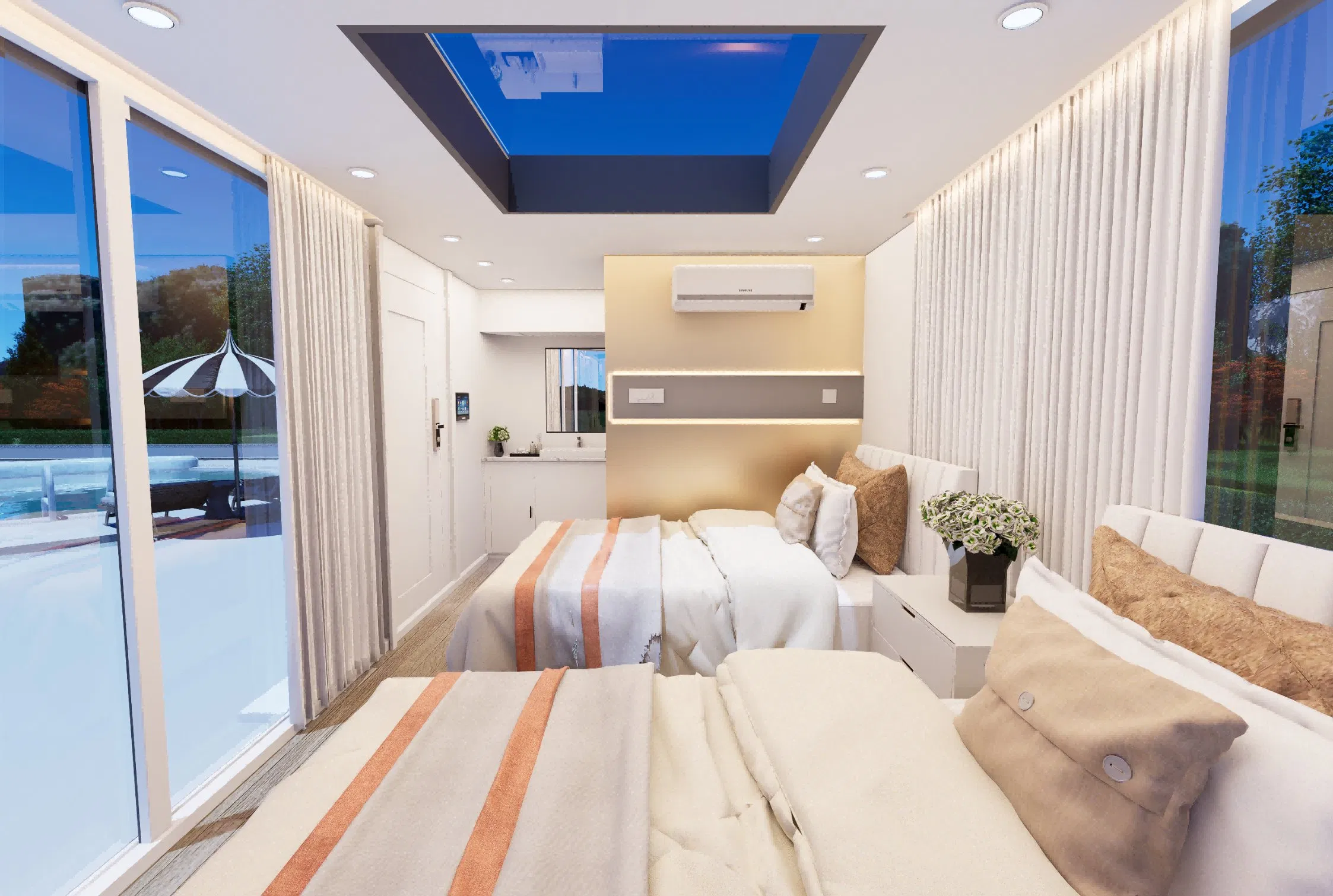 Modern Fashion Luxurious Design Camping Capsule Prefabricated Houses Capsule