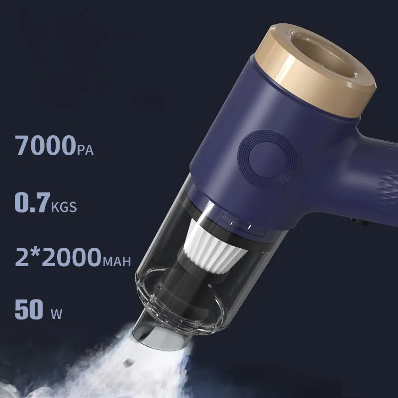 7000PA Mini Wireless Auto Cleaner for Wet and Dry Use