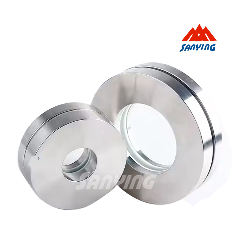 Sanitary Stainless Steel Pressure Round Flange Sight Glass with Flange for Tank
