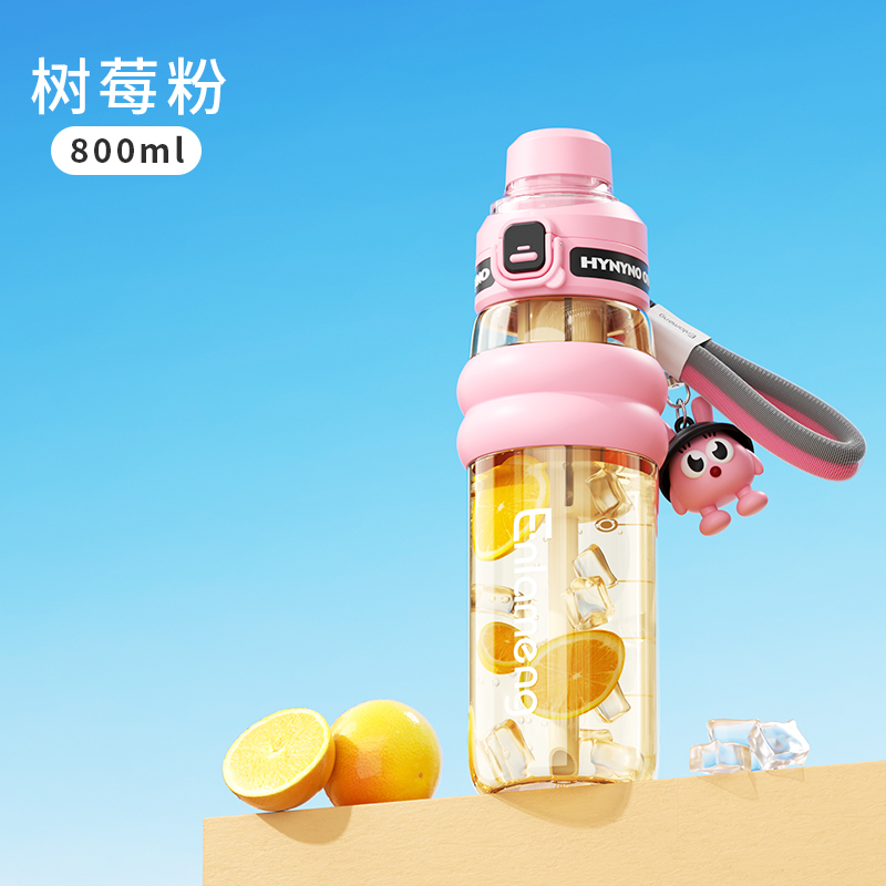 Стильная бутылка для воды BPA-Free с трубочкой