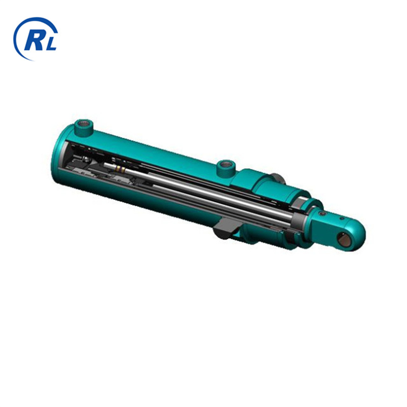 Qingdao Ruilan Customize Hydraulic Cylinder for Earthmoving Machine Truck Crane