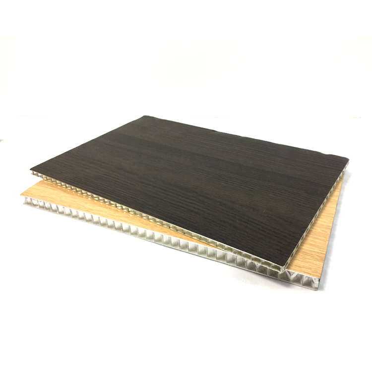 Outdoor Wall Decorative 12mm 20mm Wood Aluminum Honeycomb Sandwich Panel