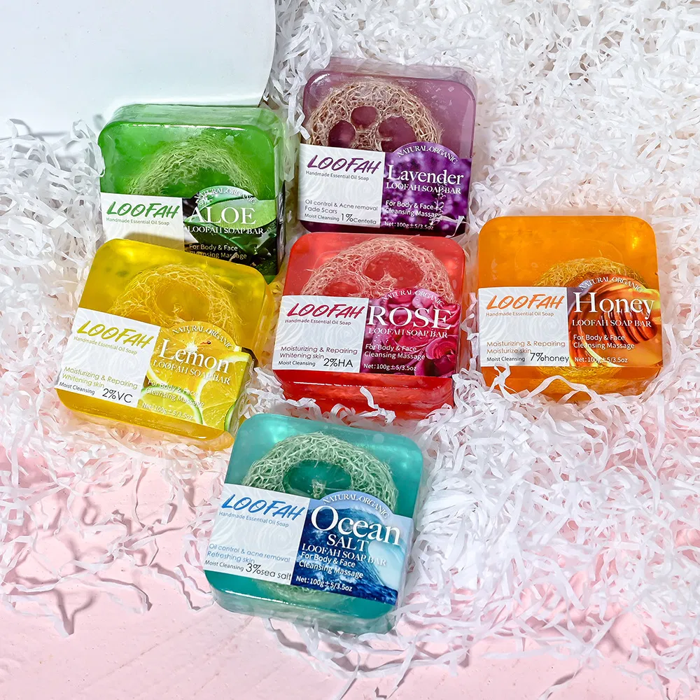 Exquisite Loofah Bath Soap - Custom 100g for Ultimate Relaxation