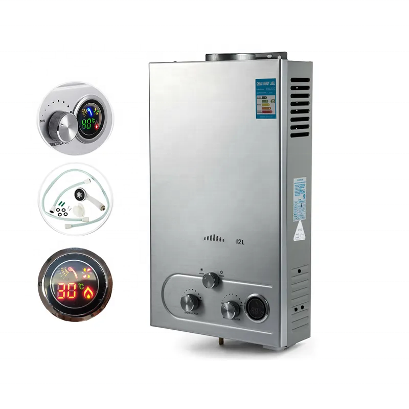 6L 8L 10L 12L 14L Wholesale LPG/Ng Home Gas Water Heater Gas Geyser with LCD Display