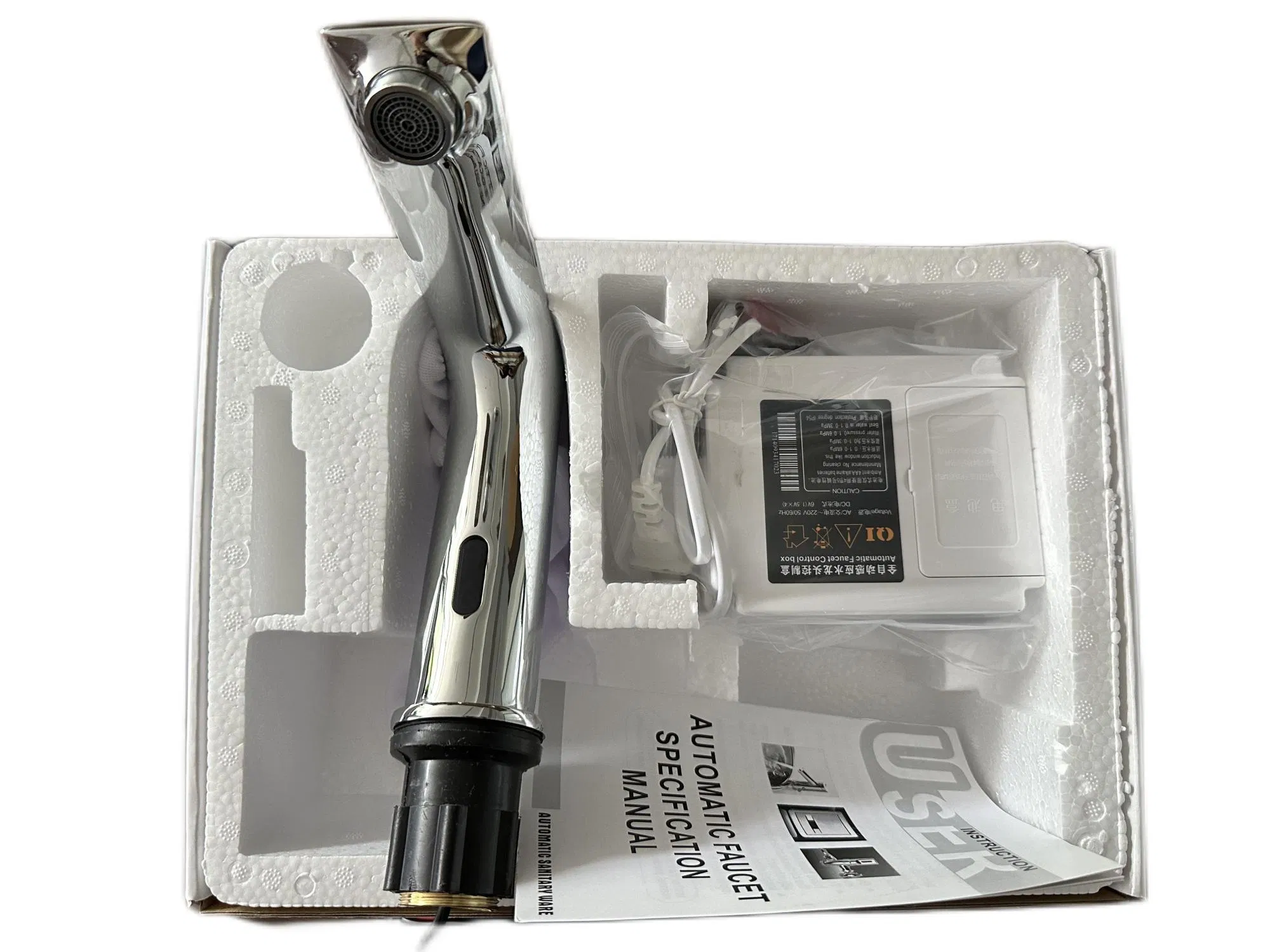 Automatic Infrared Tap Water Solenoid Plastic Control Box 6VDC Lacthing Solenoid Valve