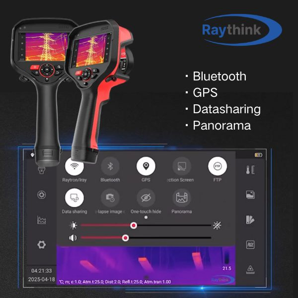 Real-Time Thermal Camera Pyrometer Featuring Radiation Video Recording and Isothermal Customization Options