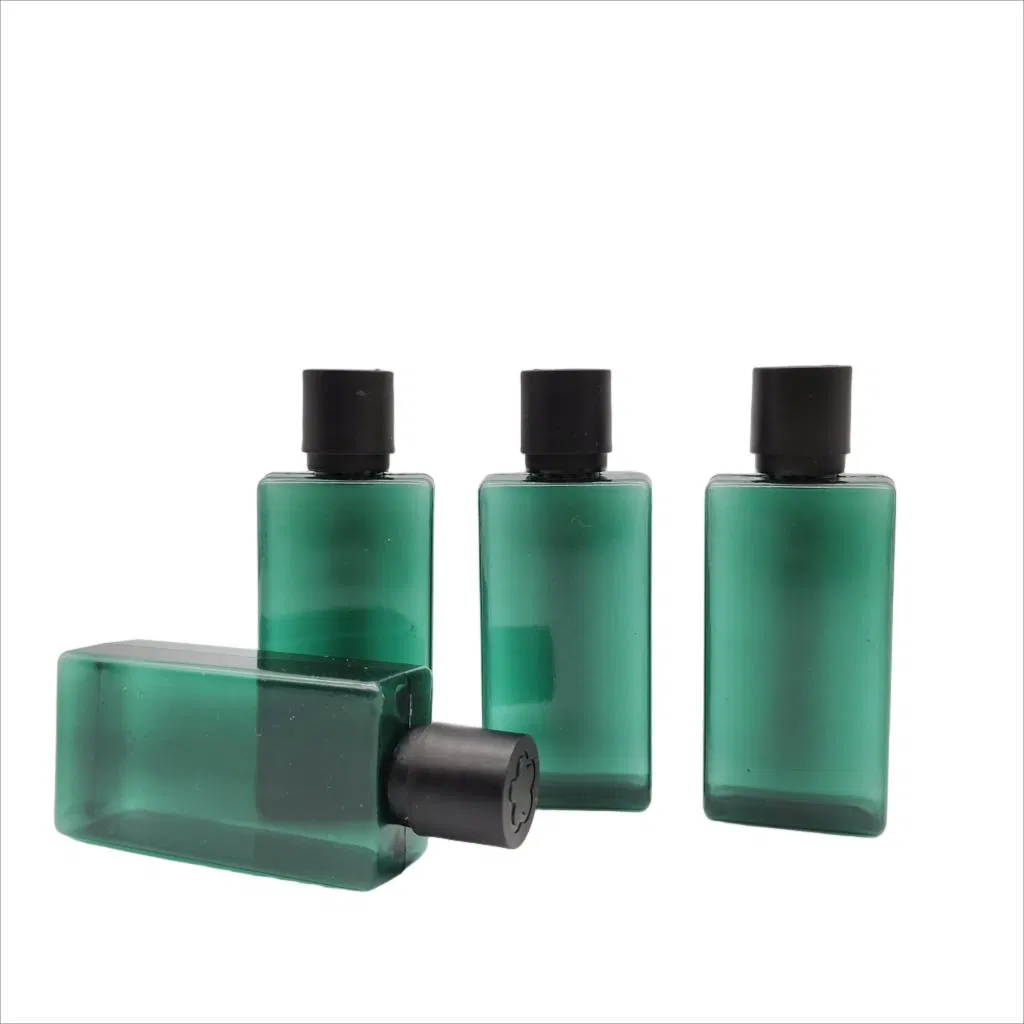 High Quality Plastic Square Shape Liquid Shampoo Empty Bottle