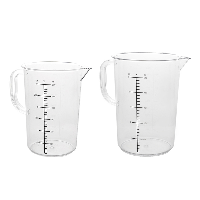 Hot Selling Plastic Measuring Cup with Handle/Graduated