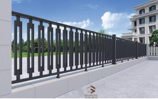 Outdoor Aluminum Handrail Metal Modern Balcony Railing Guardrail