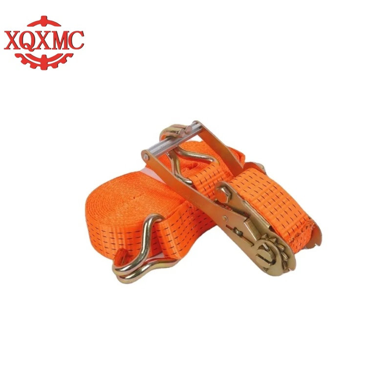 Heavy Duty 2 Inch 50mm 5000kgs Adjustable High Break Strength Ratchet Tie Downs Cargo Lashing Belts